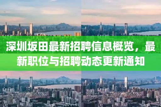 深圳坂田最新招聘信息概覽，最新職位與招聘動(dòng)態(tài)更新通知