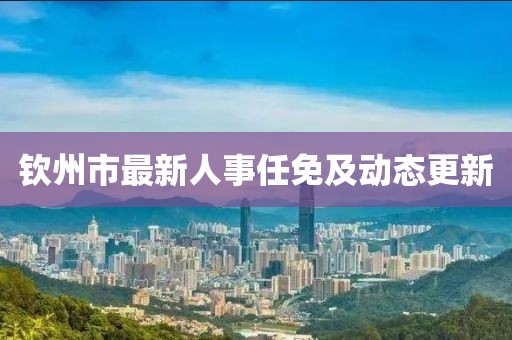 欽州市最新人事任免及動(dòng)態(tài)更新