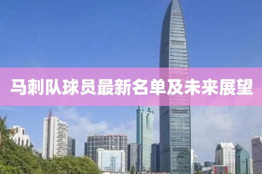 馬刺隊球員最新名單及未來展望
