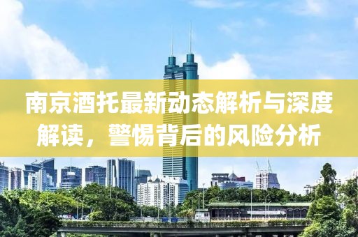 南京酒托最新動態(tài)解析與深度解讀，警惕背后的風險分析
