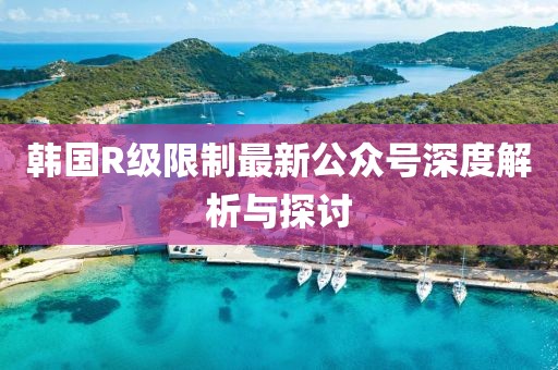 韓國R級限制最新公眾號深度解析與探討