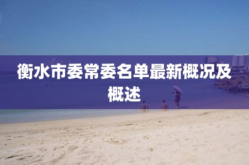 衡水市委常委名單最新概況及概述