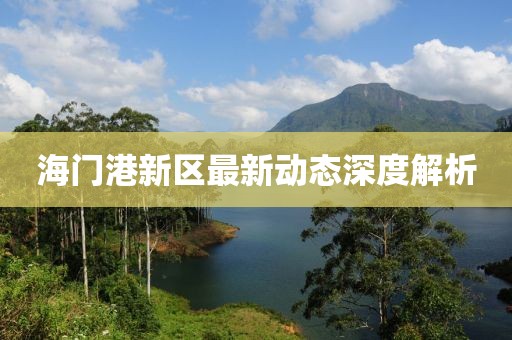海門港新區(qū)最新動(dòng)態(tài)深度解析