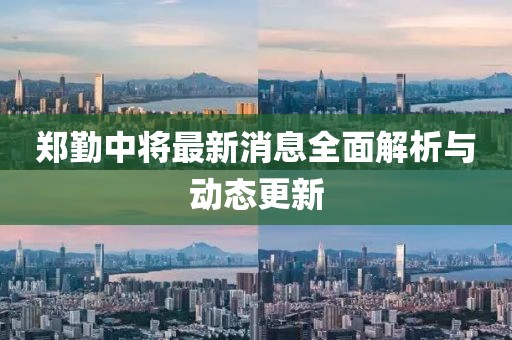 鄭勤中將最新消息全面解析與動(dòng)態(tài)更新