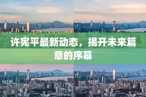 許憲平最新動(dòng)態(tài)，揭開未來篇章的序幕