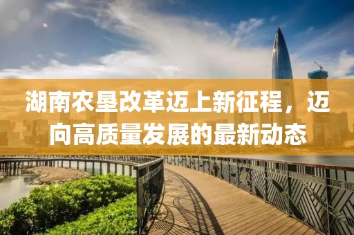 湖南農(nóng)墾改革邁上新征程，邁向高質(zhì)量發(fā)展的最新動(dòng)態(tài)