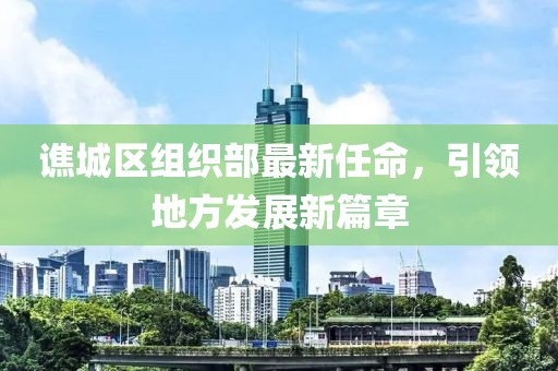 譙城區(qū)組織部最新任命，引領(lǐng)地方發(fā)展新篇章