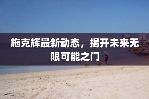 施克輝最新動態(tài)，揭開未來無限可能之門