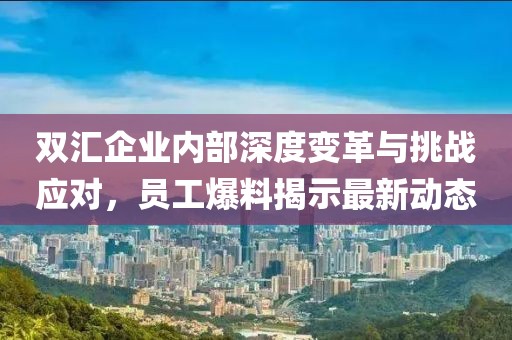 雙匯企業(yè)內部深度變革與挑戰(zhàn)應對，員工爆料揭示最新動態(tài)