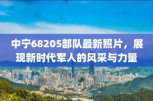 中寧68205部隊(duì)最新照片，展現(xiàn)新時(shí)代軍人的風(fēng)采與力量