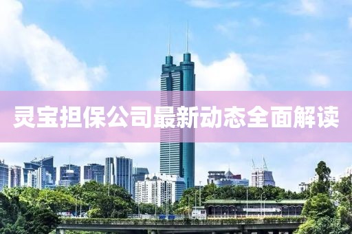 靈寶擔(dān)保公司最新動(dòng)態(tài)全面解讀