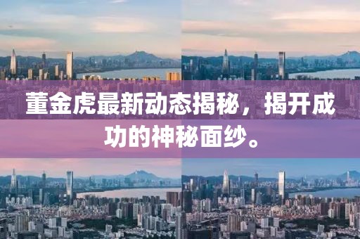 董金虎最新動(dòng)態(tài)揭秘，揭開成功的神秘面紗。