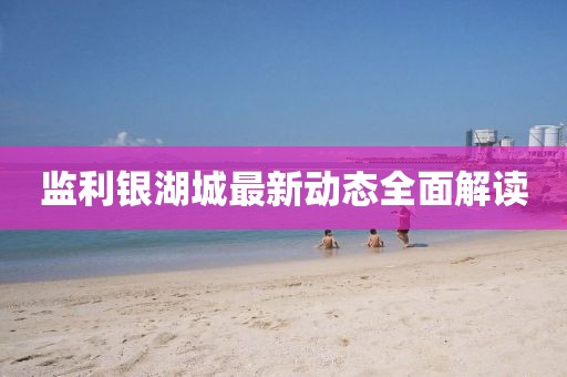 監(jiān)利銀湖城最新動態(tài)全面解讀