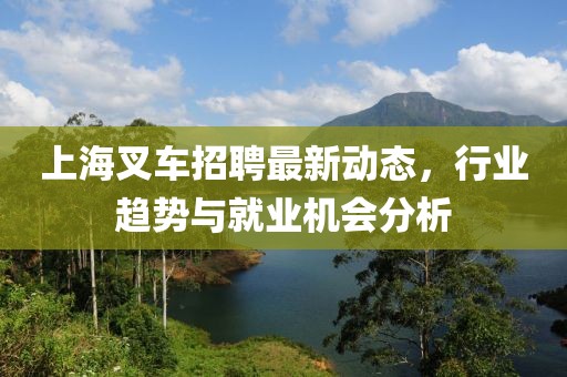 上海叉車招聘最新動態(tài)，行業(yè)趨勢與就業(yè)機(jī)會分析