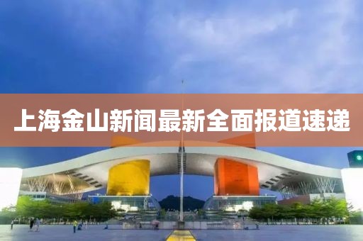 上海金山新聞最新全面報道速遞