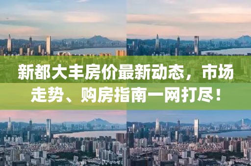 新都大豐房價最新動態(tài)，市場走勢、購房指南一網(wǎng)打盡！