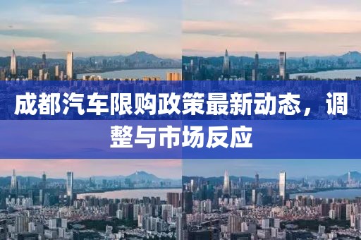 成都汽車限購政策最新動態(tài)，調(diào)整與市場反應(yīng)