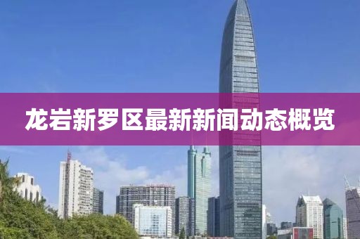 龍巖新羅區(qū)最新新聞動態(tài)概覽
