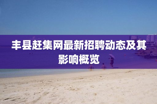 豐縣趕集網(wǎng)最新招聘動(dòng)態(tài)及其影響概覽