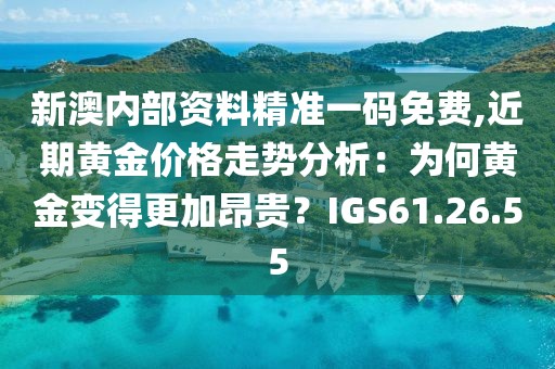 新澳內(nèi)部資料精準(zhǔn)一碼免費,近期黃金價格走勢分析：為何黃金變得更加昂貴？IGS61.26.55