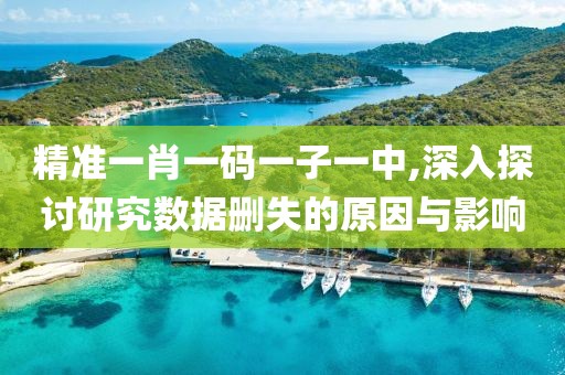 精準(zhǔn)一肖一碼一子一中,深入探討研究數(shù)據(jù)刪失的原因與影響