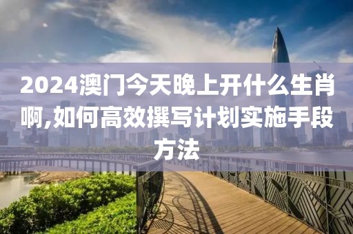 2024澳門今天晚上開什么生肖啊,如何高效撰寫計劃實施手段方法