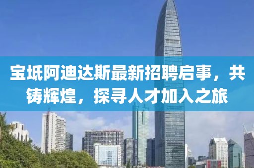 寶坻阿迪達(dá)斯最新招聘啟事，共鑄輝煌，探尋人才加入之旅