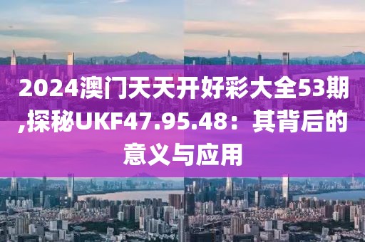 2024澳門天天開好彩大全53期,探秘UKF47.95.48：其背后的意義與應(yīng)用