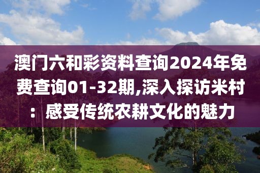 澳門六和彩資料查詢2024年免費(fèi)查詢01-32期,深入探訪米村：感受傳統(tǒng)農(nóng)耕文化的魅力