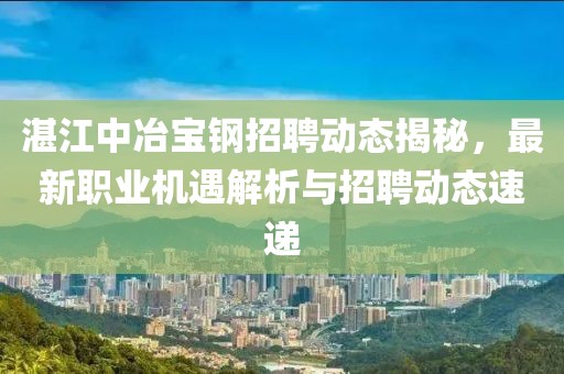 湛江中冶寶鋼招聘動態(tài)揭秘，最新職業(yè)機(jī)遇解析與招聘動態(tài)速遞