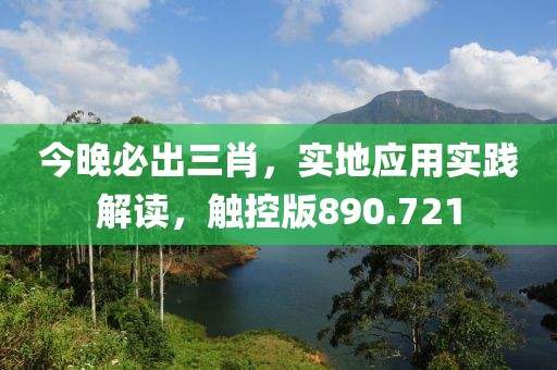 今晚必出三肖，實地應用實踐解讀，觸控版890.721