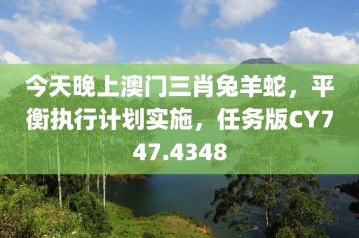 今天晚上澳門三肖兔羊蛇，平衡執(zhí)行計劃實施，任務版CY747.4348