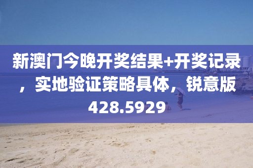 新澳門今晚開獎結(jié)果+開獎記錄，實地驗證策略具體，銳意版428.5929
