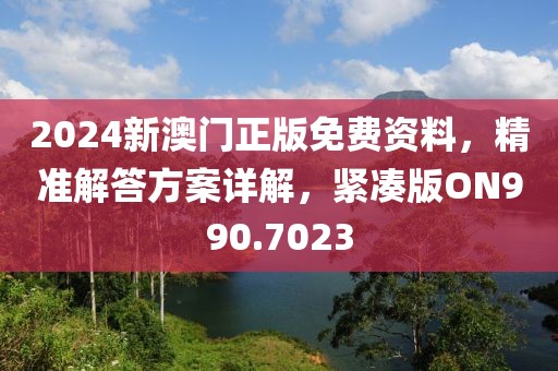 2024新澳門正版免費資料，精準(zhǔn)解答方案詳解，緊湊版ON990.7023