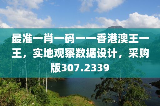 最準一肖一碼一一香港澳王一王，實地觀察數據設計，采購版307.2339