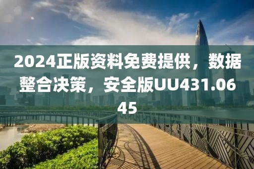 2024正版資料免費提供，數(shù)據(jù)整合決策，安全版UU431.0645